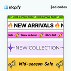Scrolling Text Section for Shopify