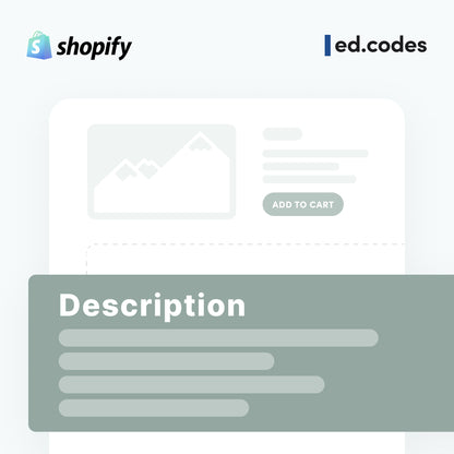 Description Section for Shopify